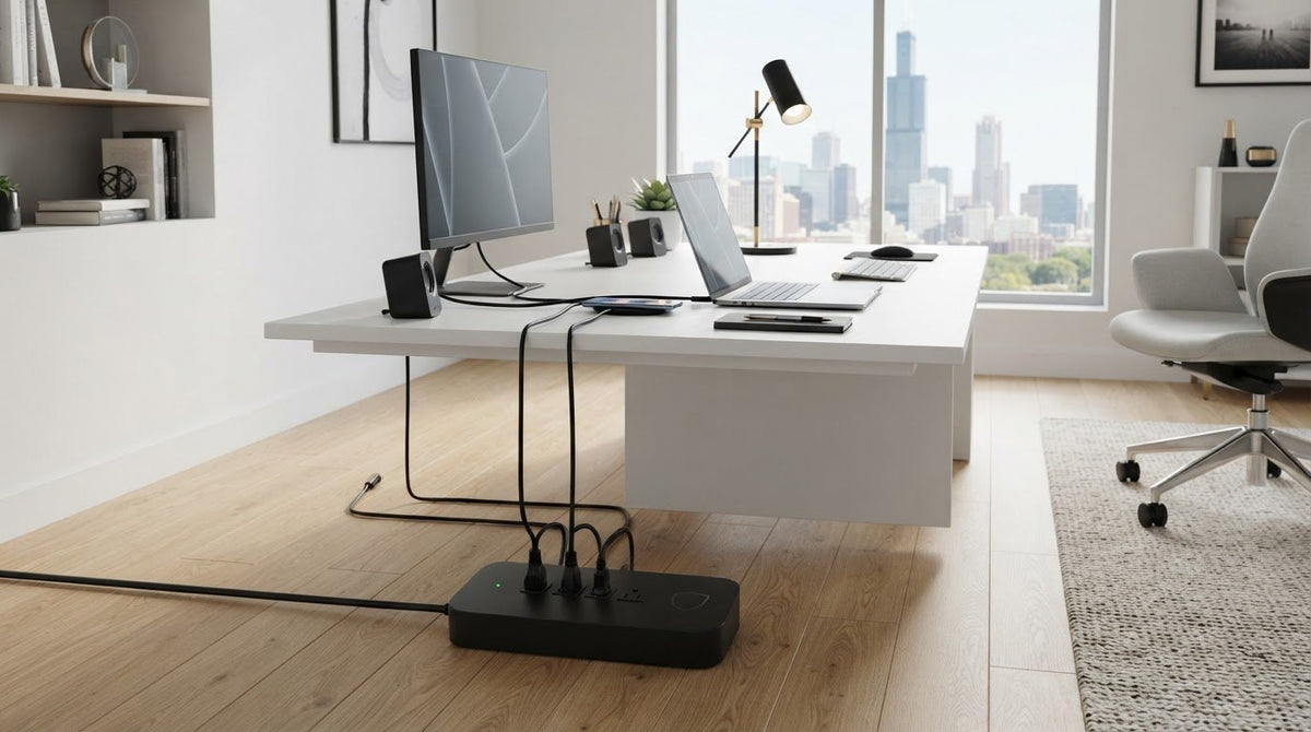 Compact Surge Protector for Home Office: What to Check in 2026