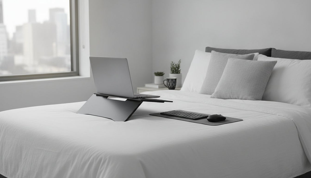 How to Use an Adjustable Laptop Stand for Bed: Posture and Thermal Optimization