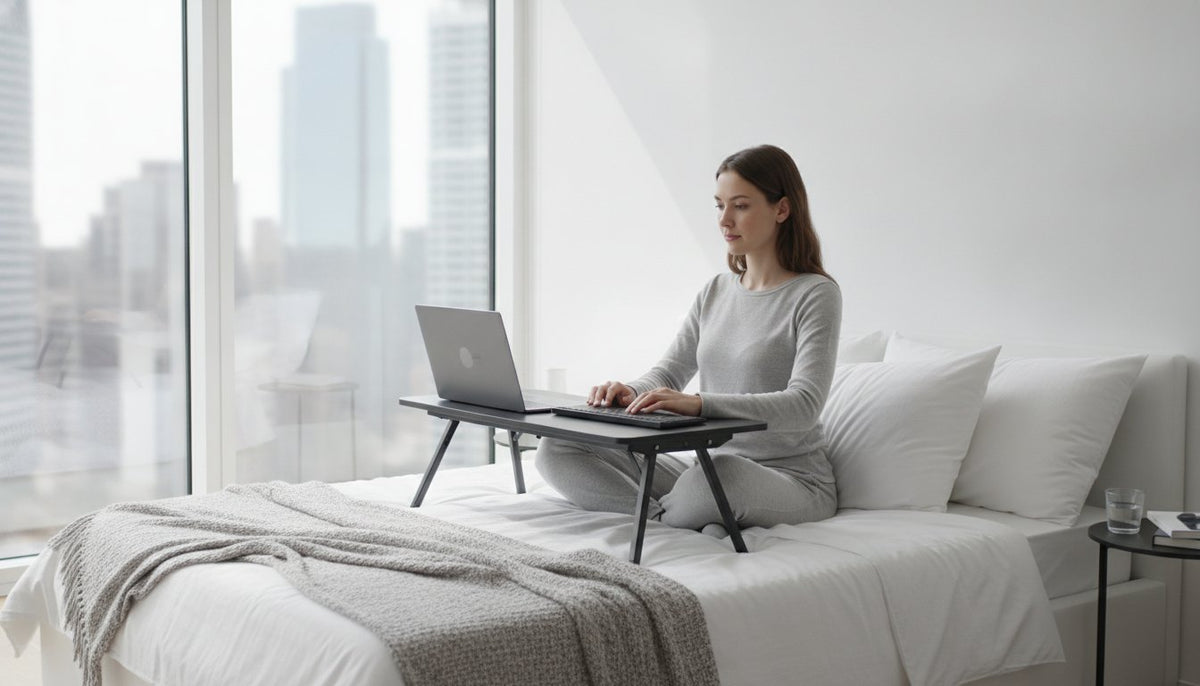 Preventing Back Pain While Working From Bed: Ergonomic Setup and Posture Guide