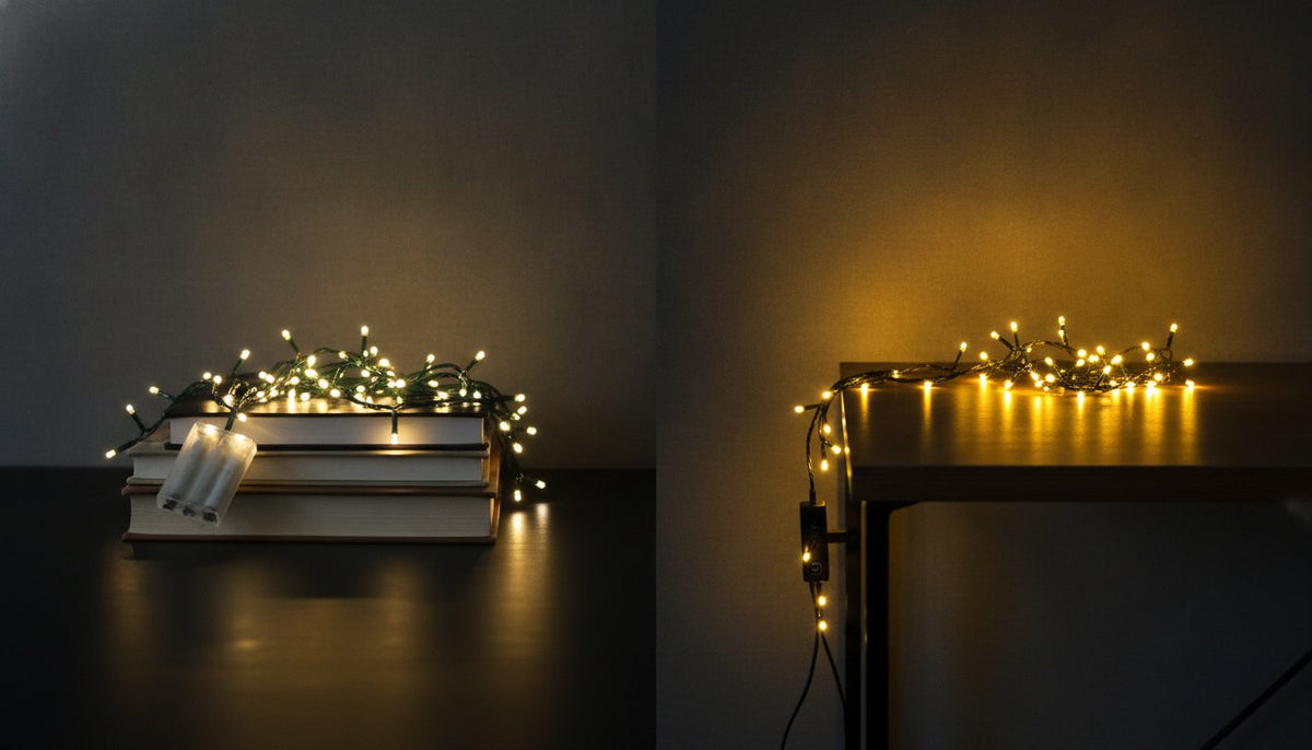 USB vs Battery Powered String Lights: Technical Comparison and Selection Guide