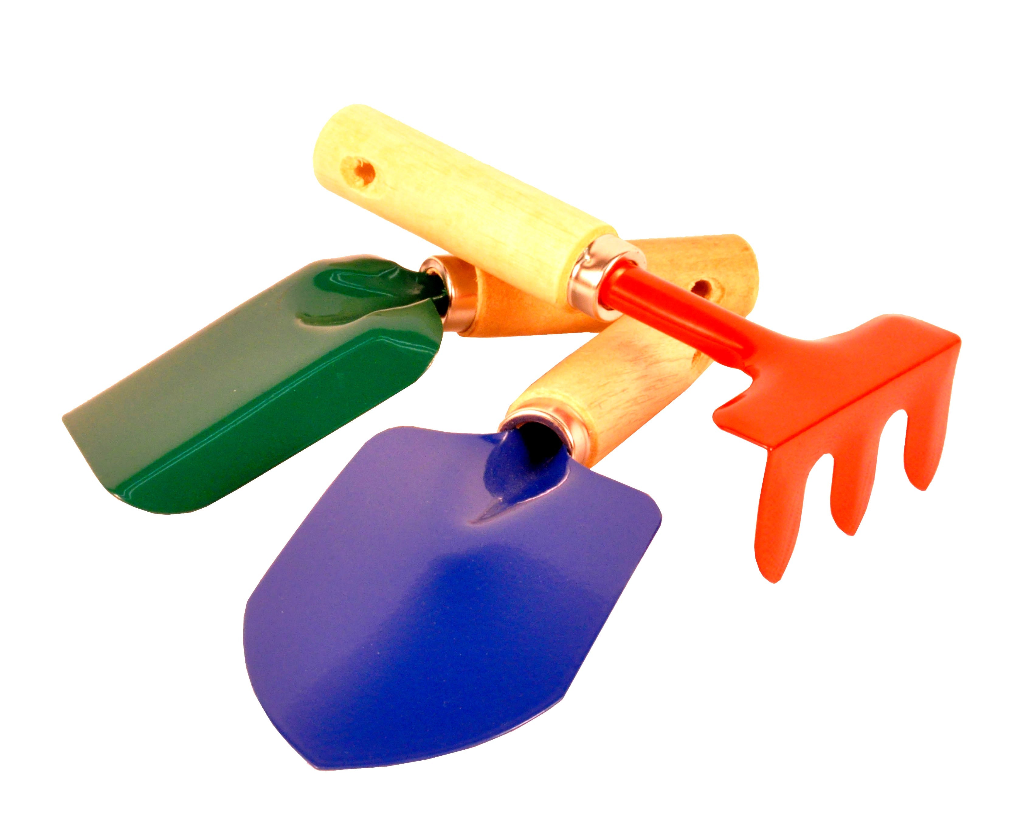 JustForKids Kids Garden Tools Set with Tote