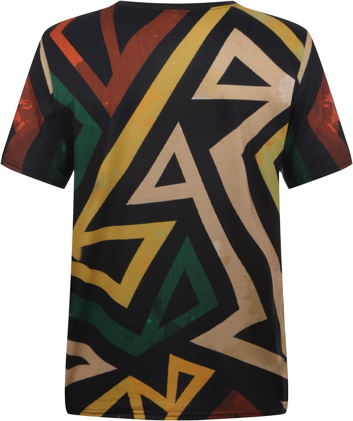 Mens 3D Graphic Shirts Vintage Damask Printed Tshirt Summer Short Sleeve Casual Crewneck Graphic Tees plus Size S-5XL Green