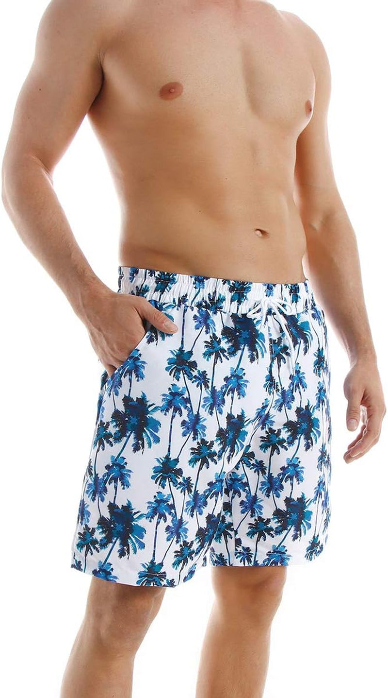 Family Swimsuits Matching Set Summer Beach Palm Bathing Suits