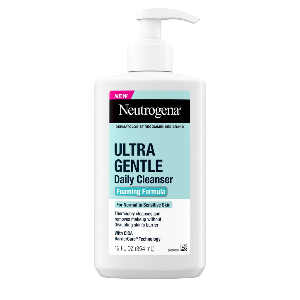 (2 Pack)  Ultra Gentle Daily Foaming Facial Cleanser, 12 Fl. Oz