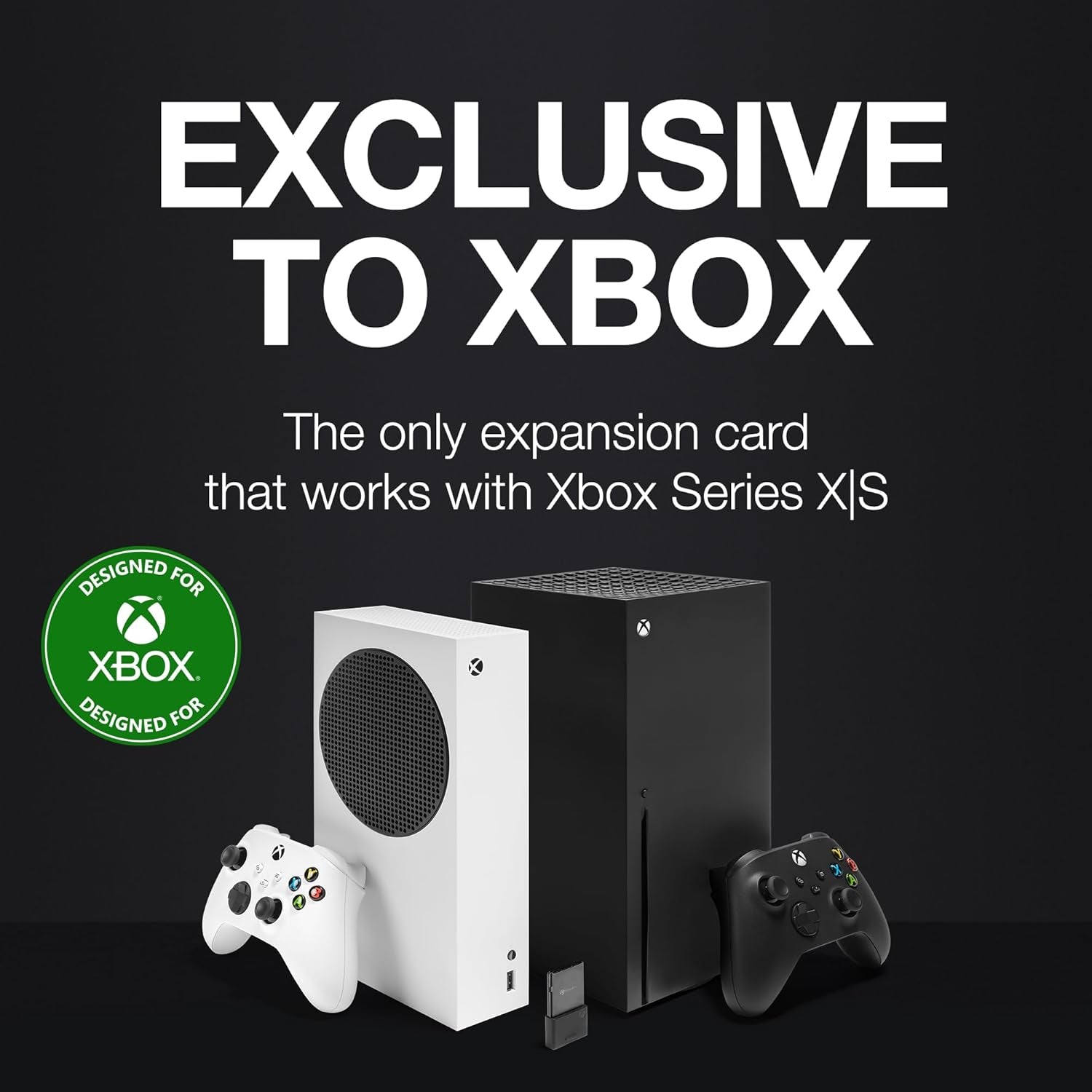 Storage Expansion Card for Xbox Series X|S 1 TB Solid State Drive - Nvme Expansion SSD for Xbox Series X|S (STJR1000400)