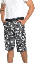 Ecko Cargo Shorts for Men – Twill Camo Mens Cargo Shorts with Belt Big and Tall