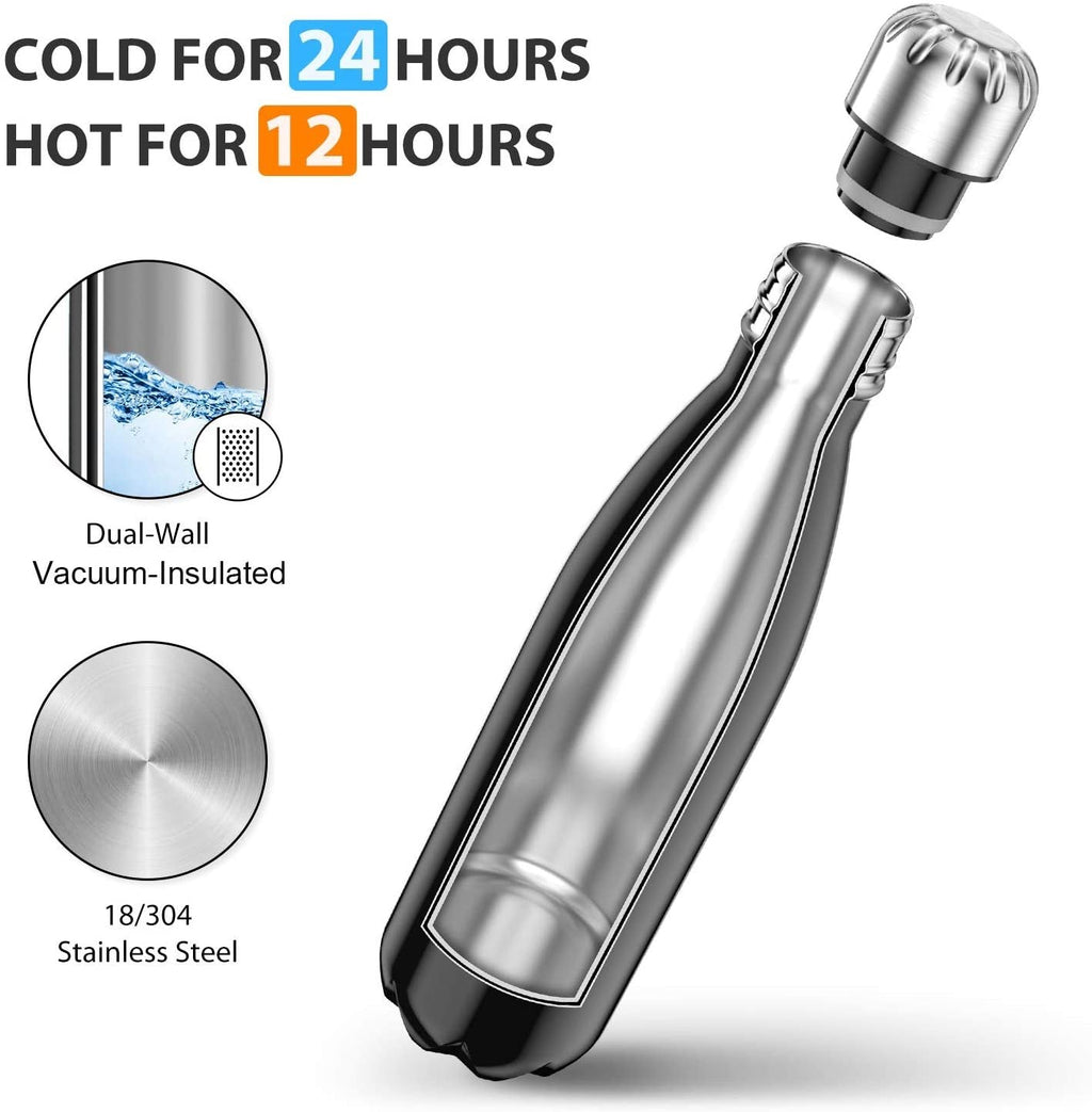 Credit Guru 17oz Stainless Steel Water Bottle
